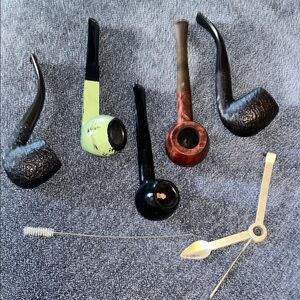 Vintage Men's Smoking Pipe Set